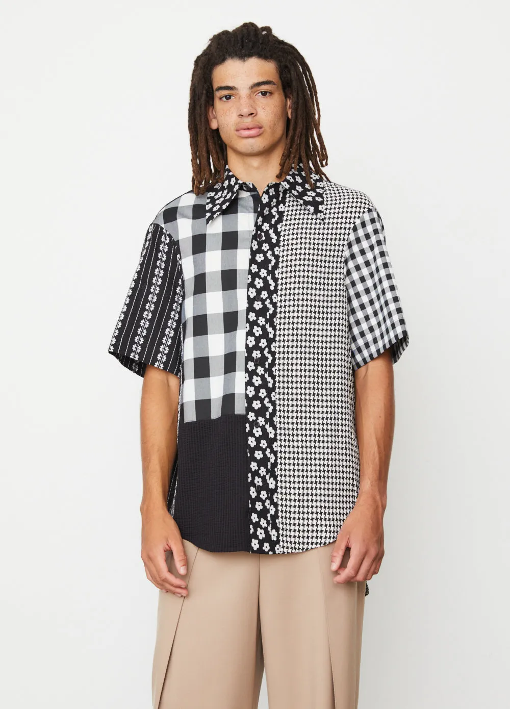 Panelled Short Sleeve Shirt