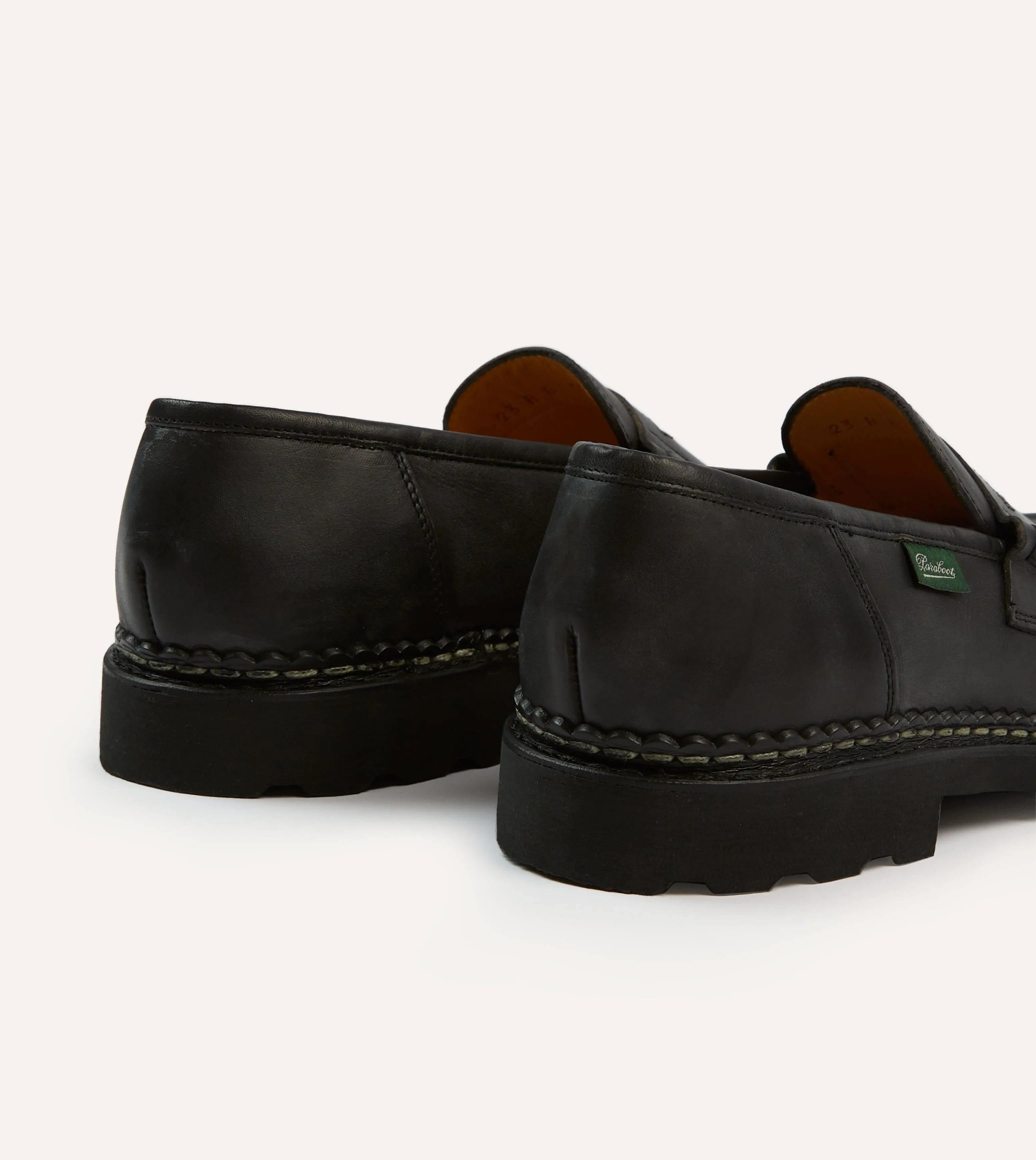 Paraboot Reims Black Leather Loafer