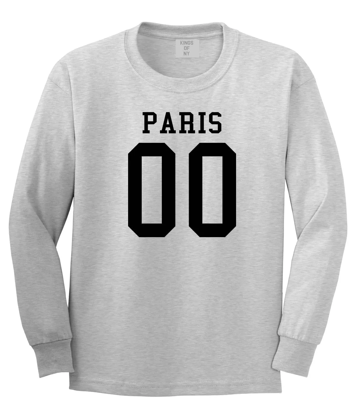 Paris Team 00 Jersey Long Sleeve T-Shirt