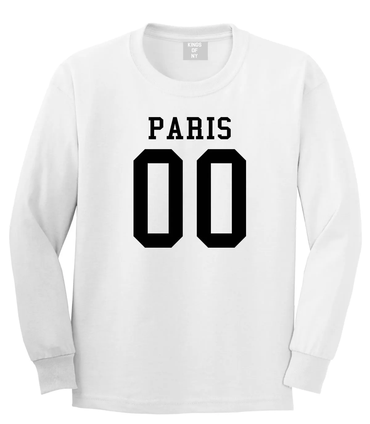 Paris Team 00 Jersey Long Sleeve T-Shirt