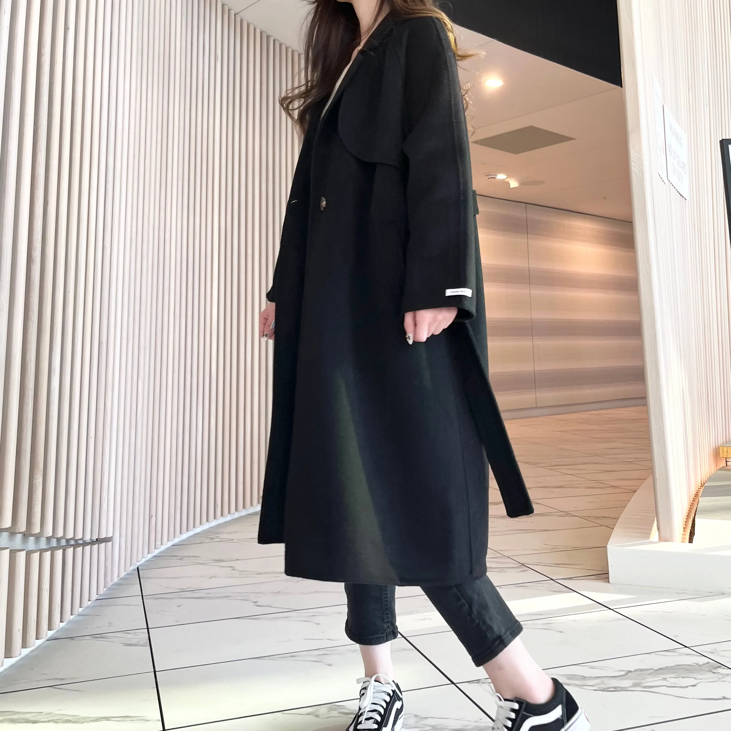 Parisian Handmade Wool Trench Coat - 100% Wool