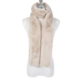 Park Lane Faux Fur Scarf Stone