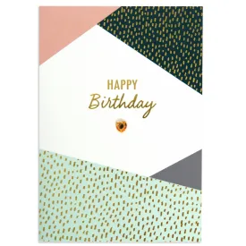 Pastel Chic Fashionable Birthday Card