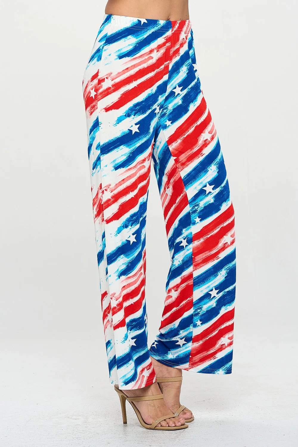 Patriotic Flared Pants-5042BN-ARP1-W384