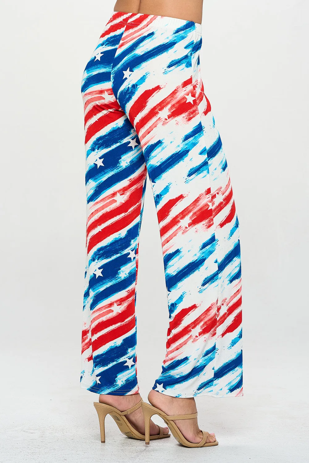 Patriotic Flared Pants-5042BN-ARP1-W384