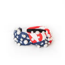 Patriotic Pearl Headband