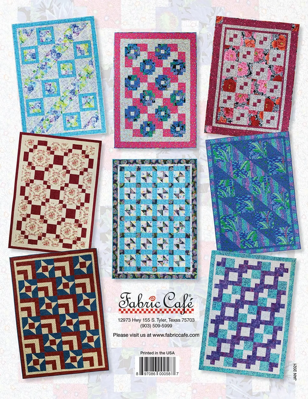 PATTERN BOOK, 3 Yard Quilts - QUILTS IN A JIFFY