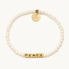 PEACE PEARL BRACELET