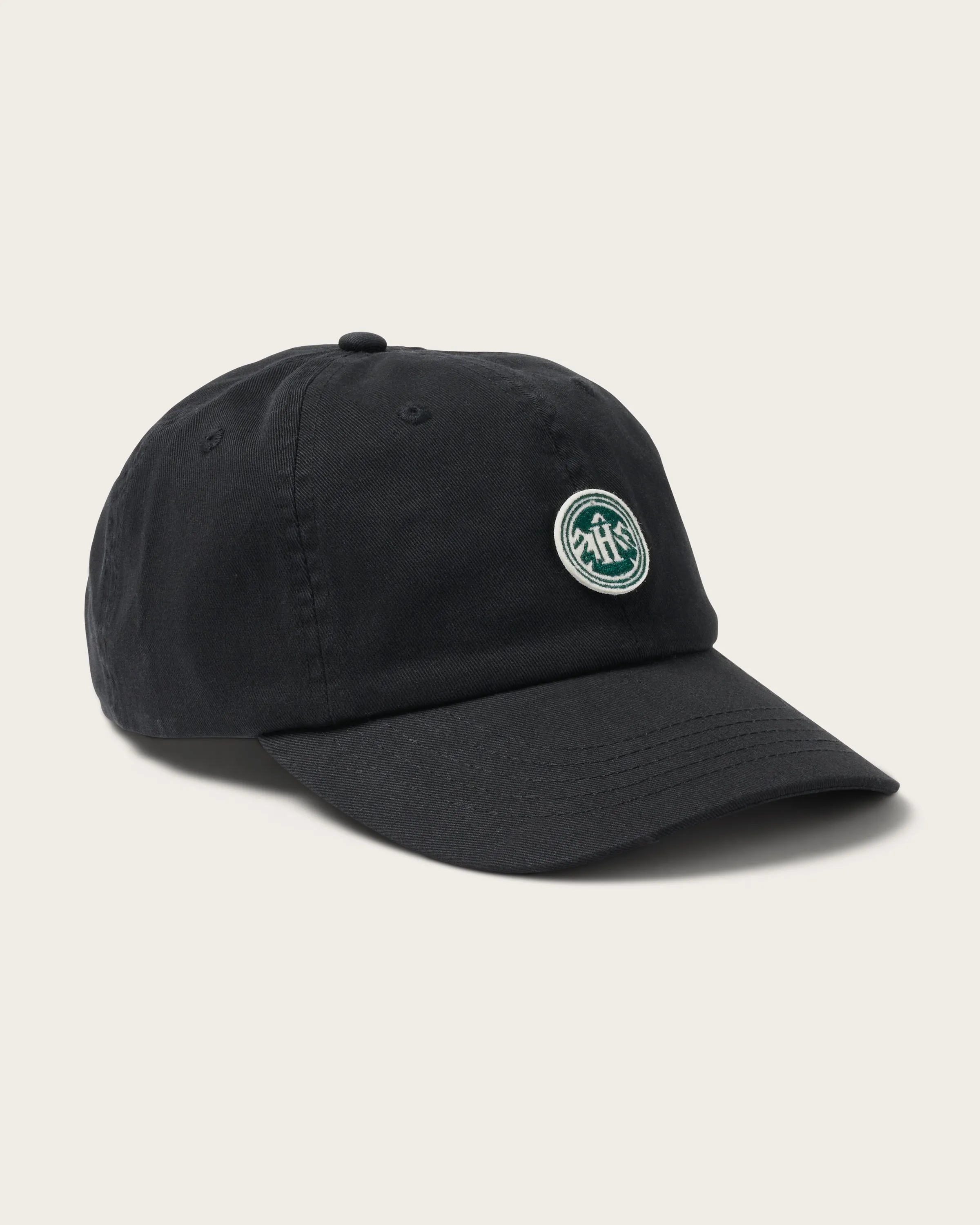 Peak Cap in Black