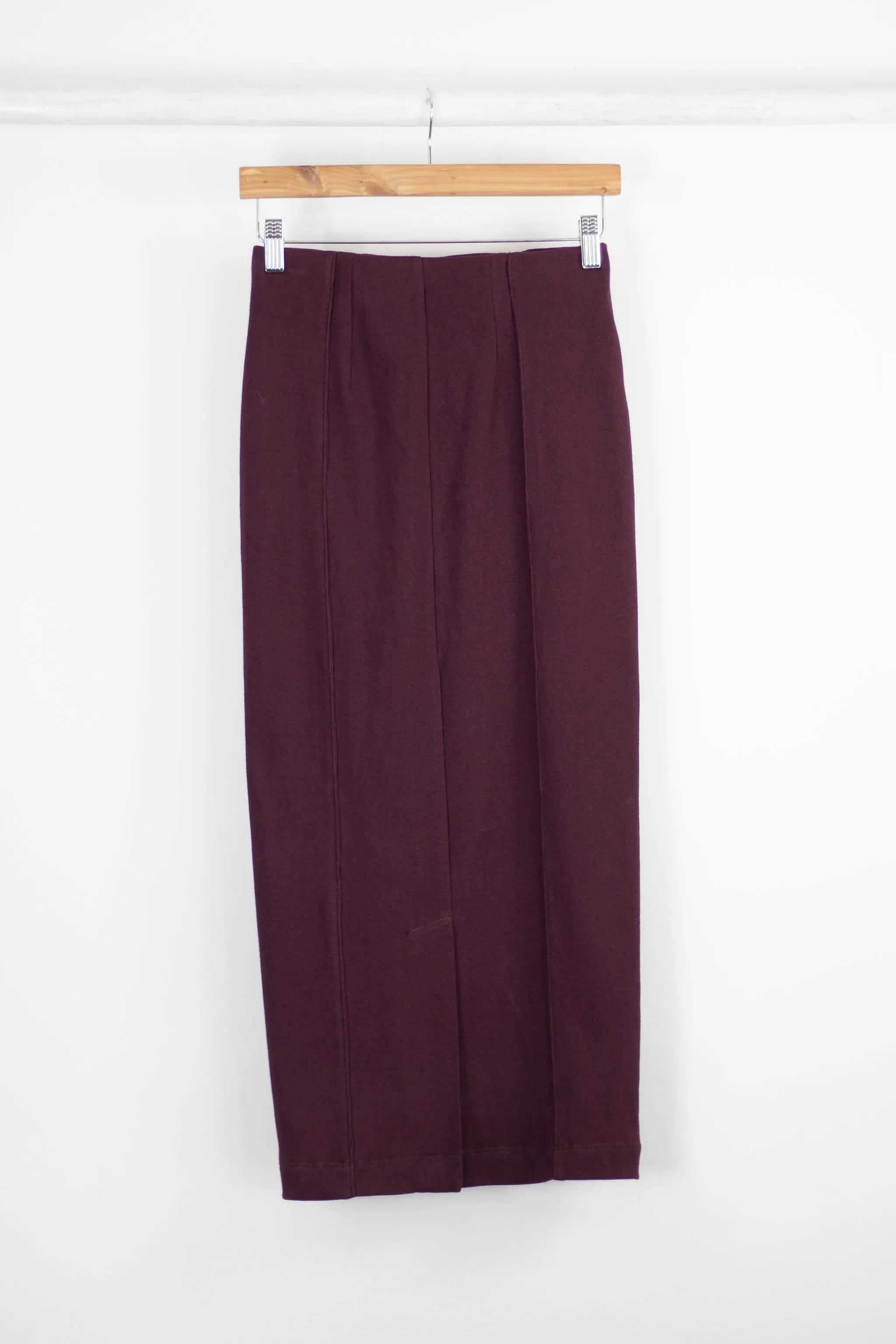 Pencil Skirt - Aubergine