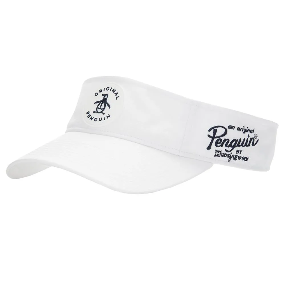 Penguin Rubber Patch Visor - Bright White