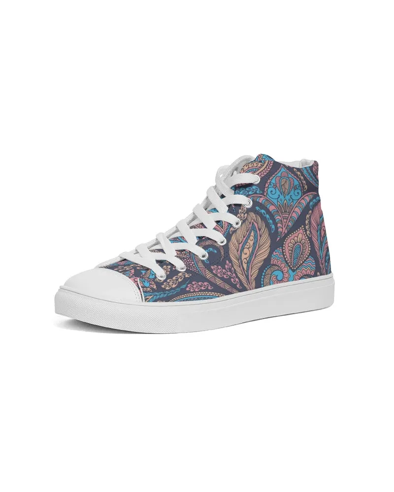 Perfect Paisley Women's Hightop Canvas Shoe