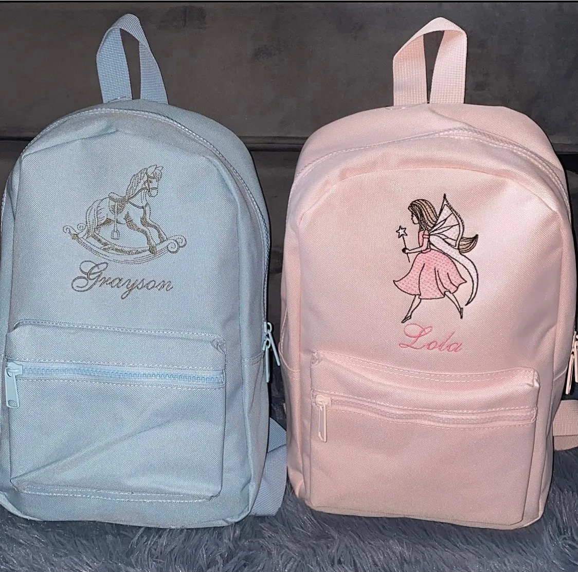 Personalised Rucksacks Rocking horse