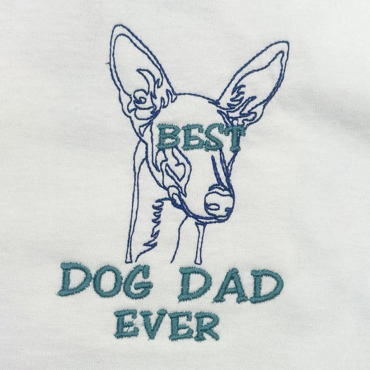 Personalized Best Italian Greyhound Dog Dad Ever Embroidered Polo Shirt, Custom Polo Shirt with Dog Name, Best Gifts For Greyhound Lovers