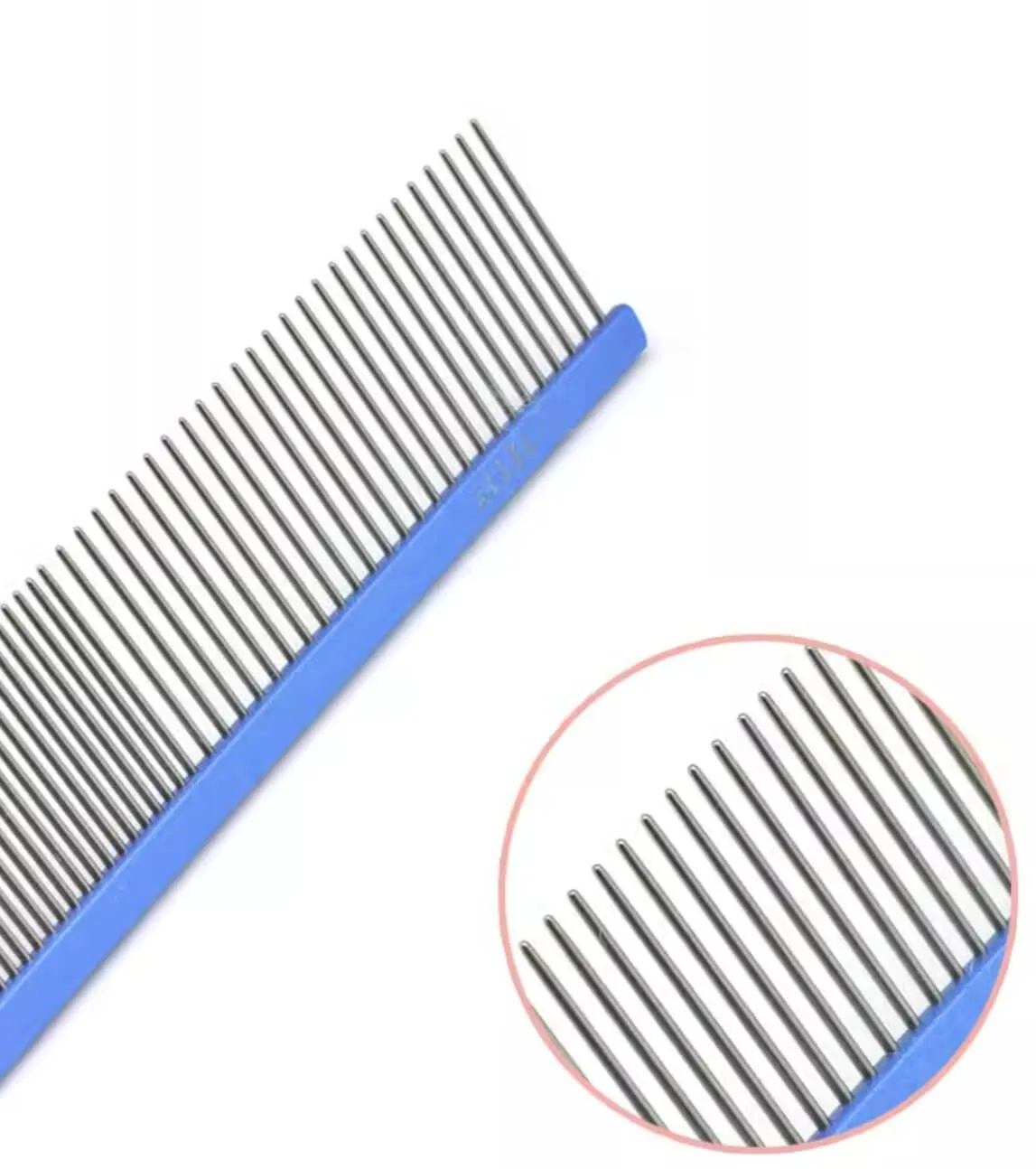 Pet Steel Grooming Comb with Stainless Steel Teeth for Removing Tangles and Knots for Dogs & Cats