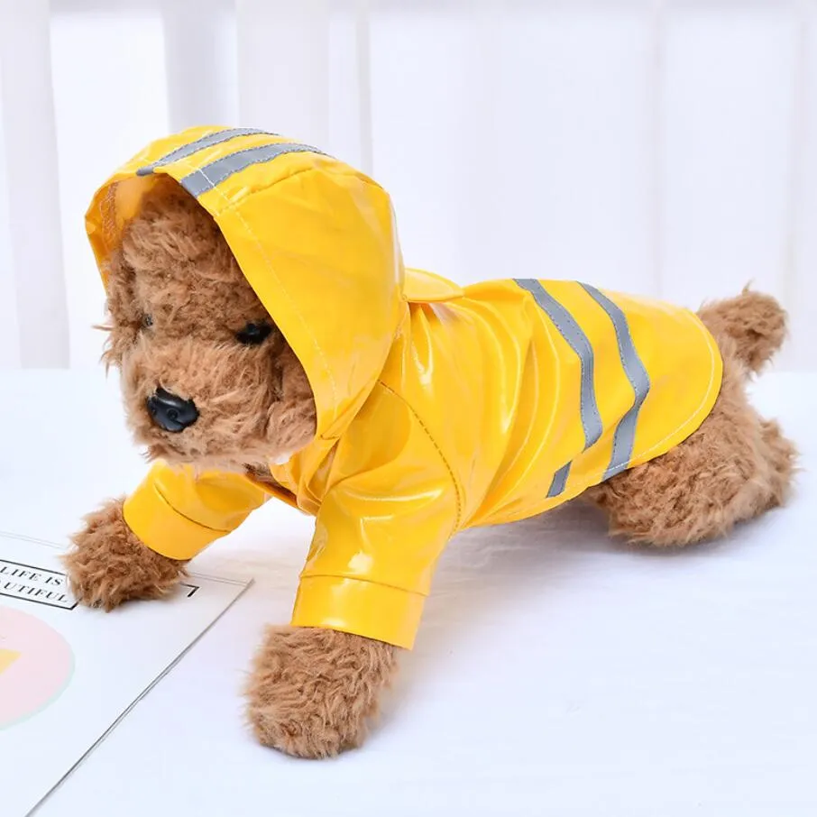 Pet Waterproof Hooded Raincoat