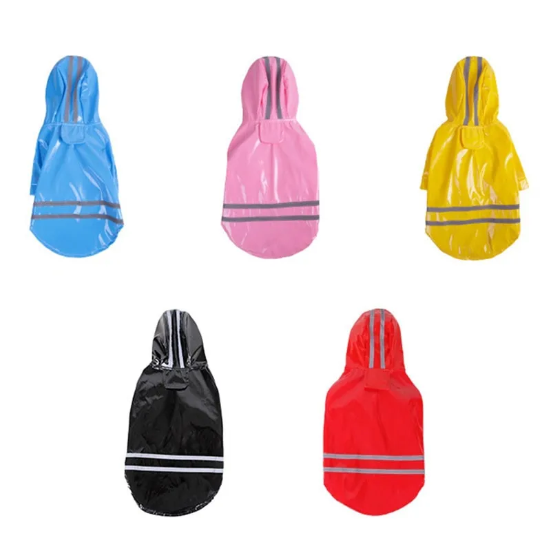 Pet Waterproof Hooded Raincoat