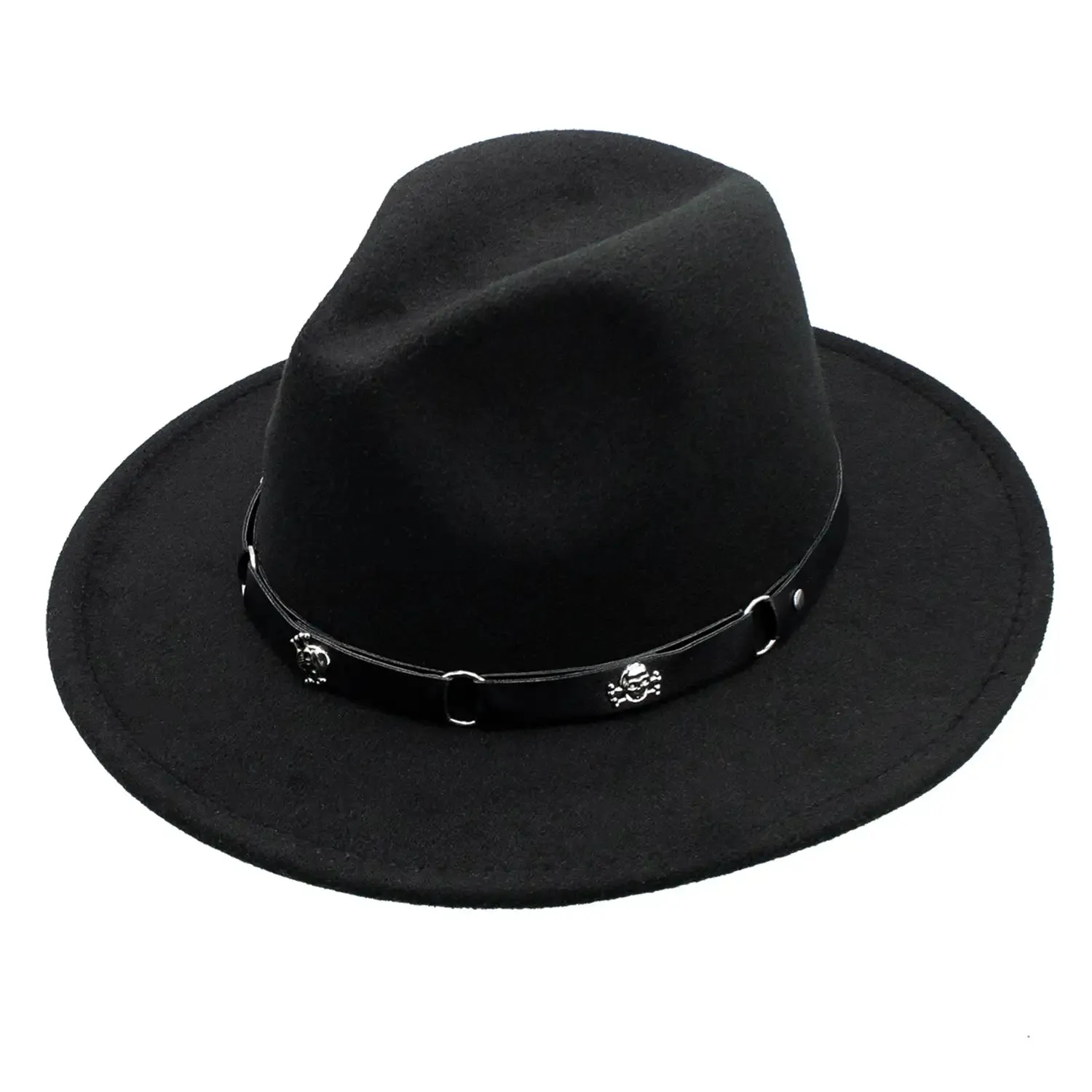 Peter Grimm 9Skull - Wool Felt Fedora Hat