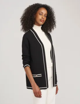 Petite Malibu Cardigan With Tipping - Sale