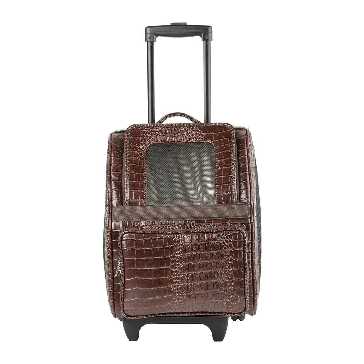 Petote Rio Dog Carrier Brown Croco