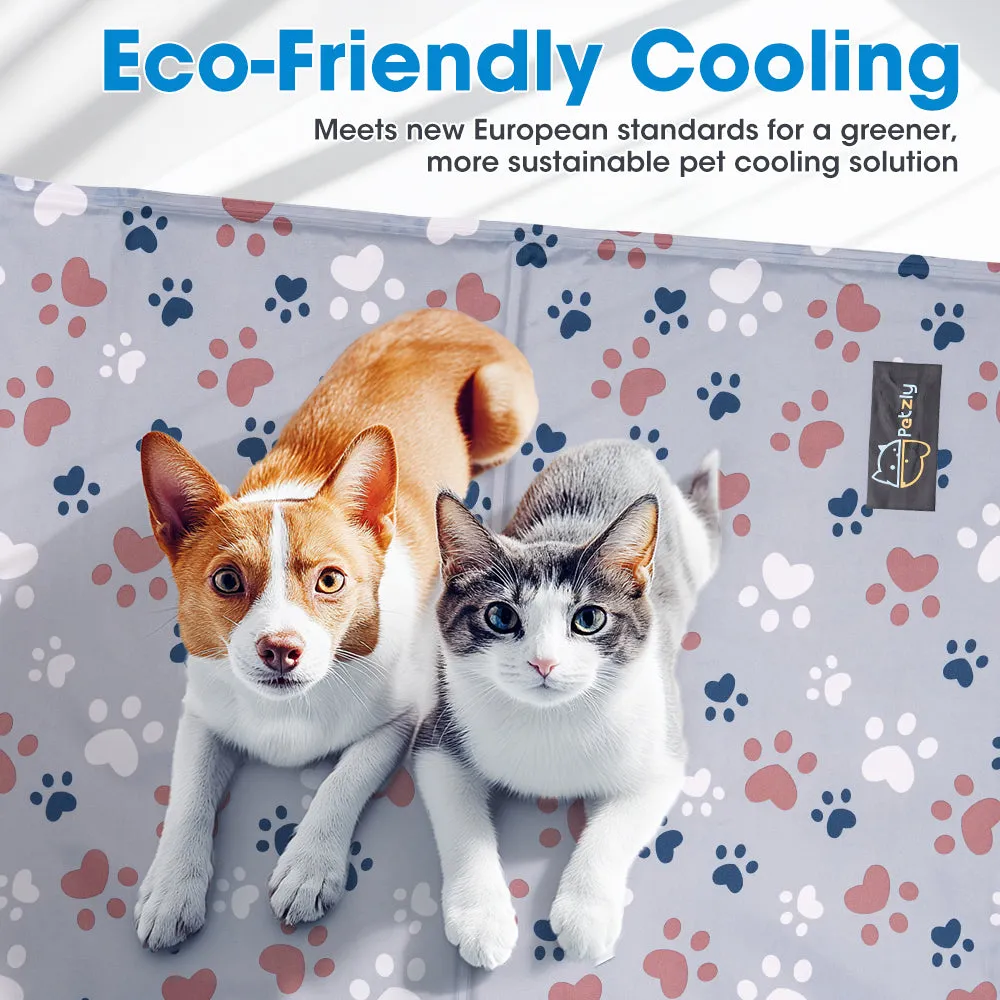 Petzly Pet Cool Gel Mat Dog Cat Bed Non-Toxic Cooling Dog Summer Pad 80x135CM