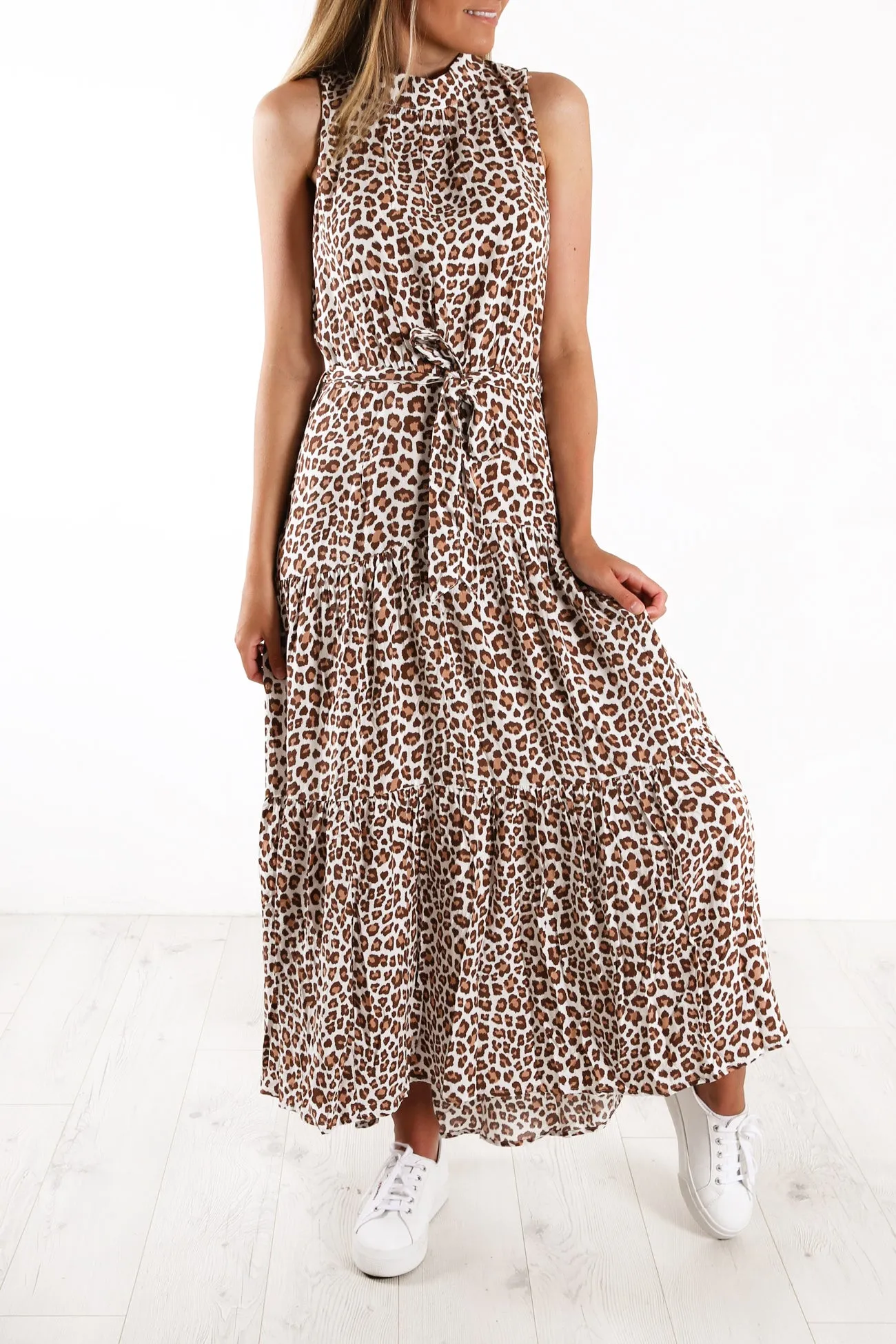 Phoebe Maxi Dress Leopard