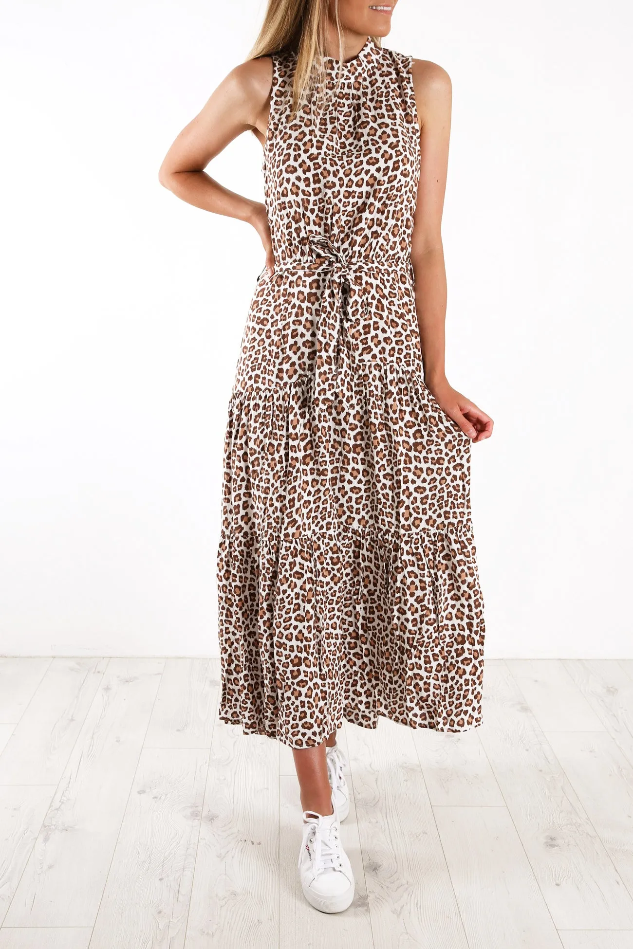 Phoebe Maxi Dress Leopard