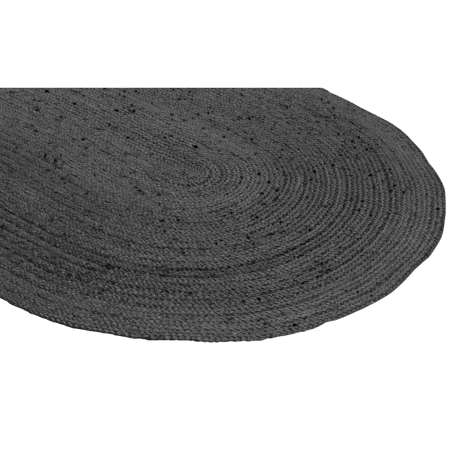 Phoenix Grey Oval Jute Rug