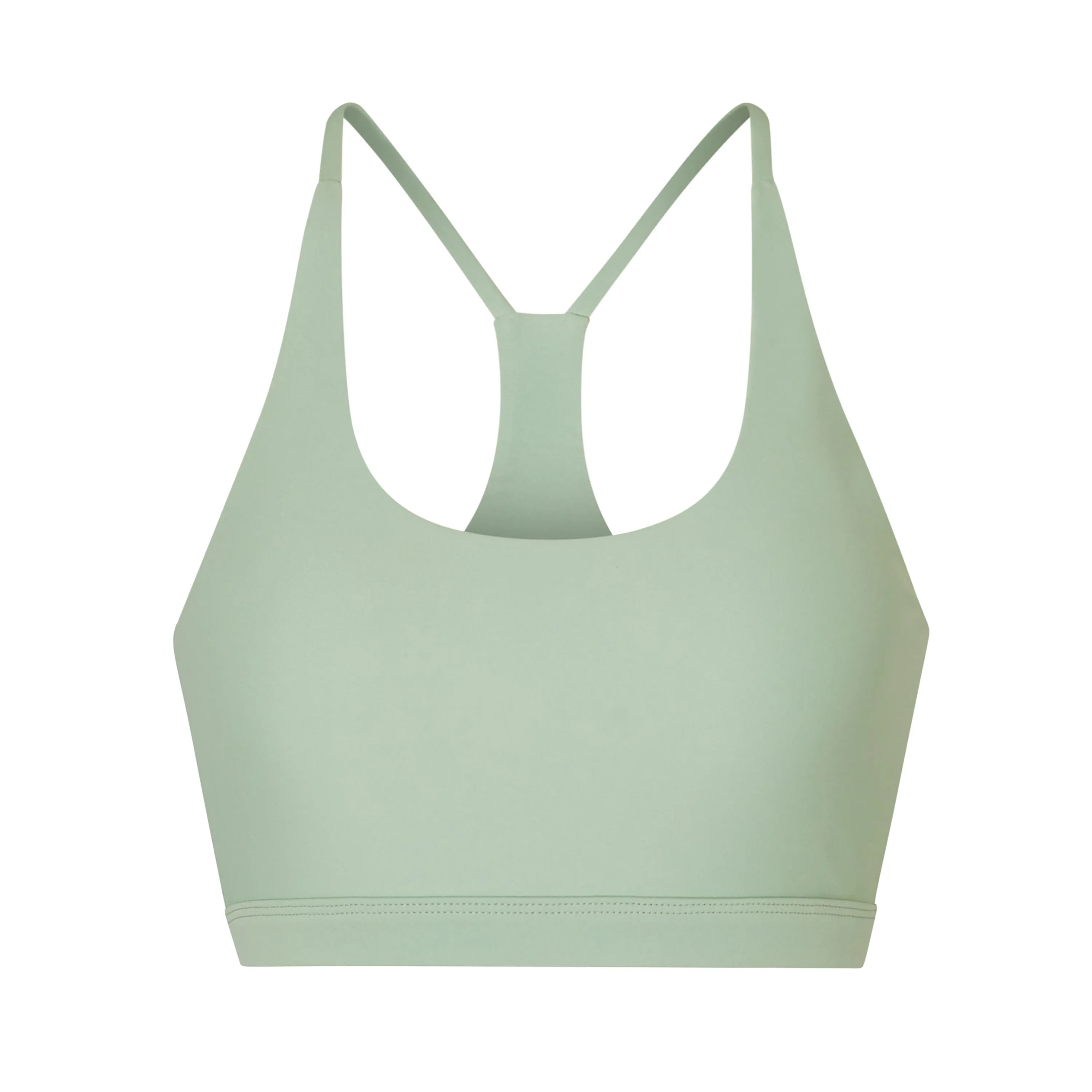 Pia Racerback Sports Bra | Recycled Polyester | Celadon