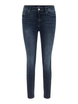 Pieces Delly - Skinny jeans mid waist