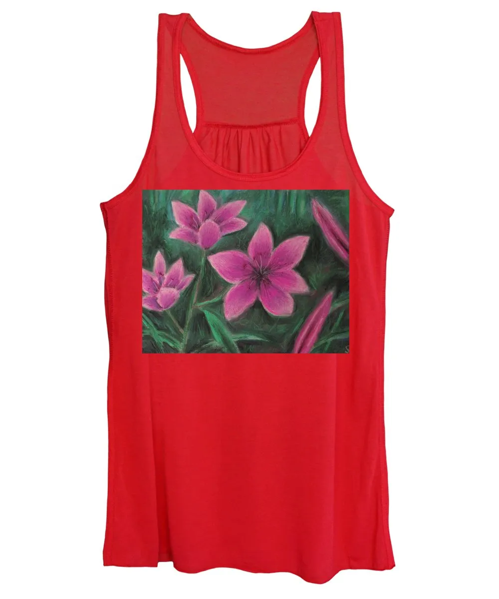 Pink Lilies - Women's Tank Top