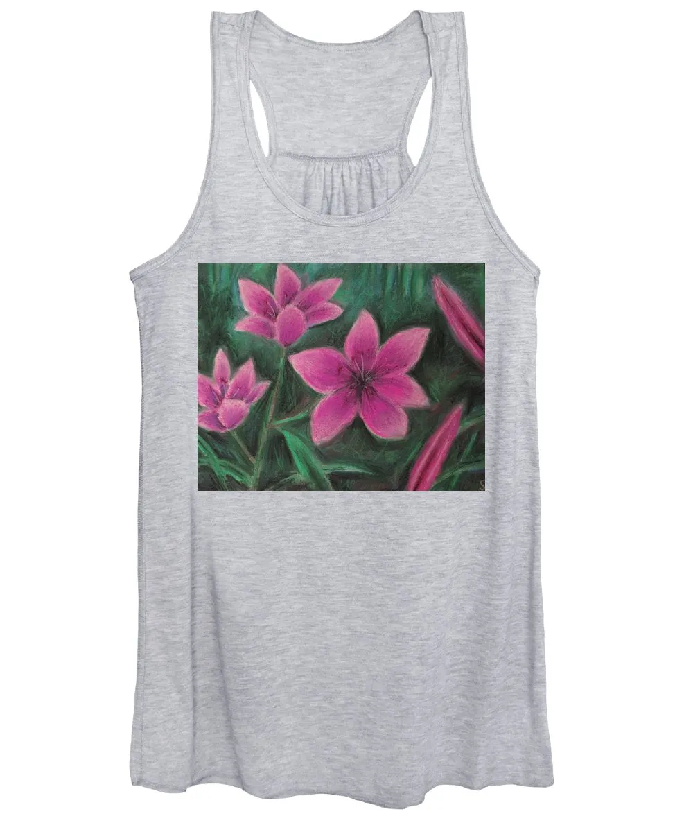 Pink Lilies - Women's Tank Top