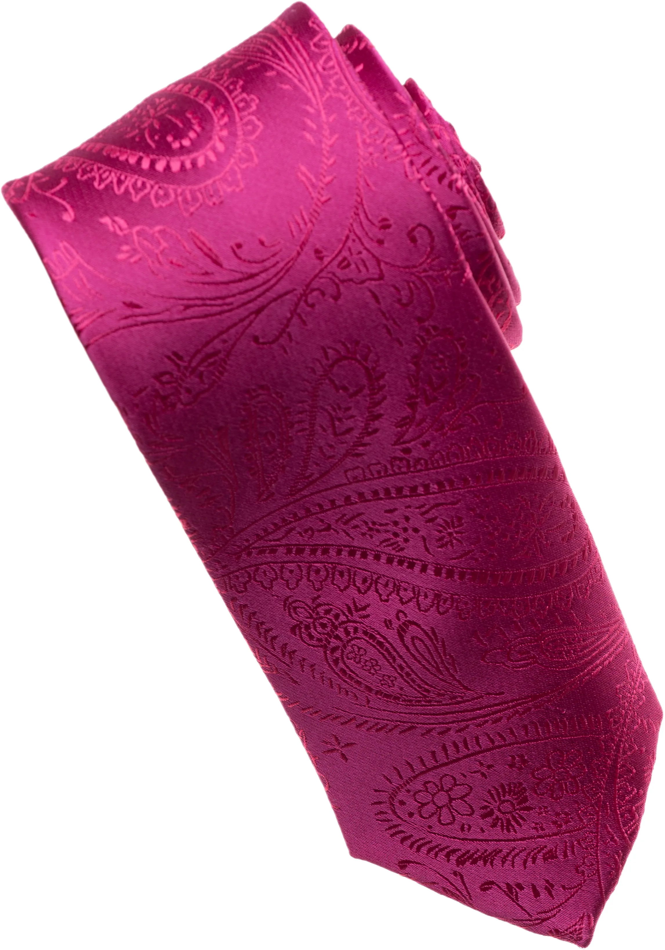 Pink Paisley Tone on Tone Necktie