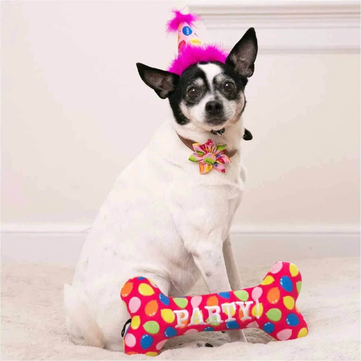 Pink Party Time Collar Flower