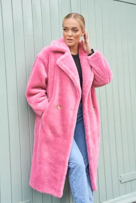 Pink Teddy Coat