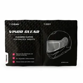 Pinlock Visor Clear Cleaning Cloth Wipe x 1