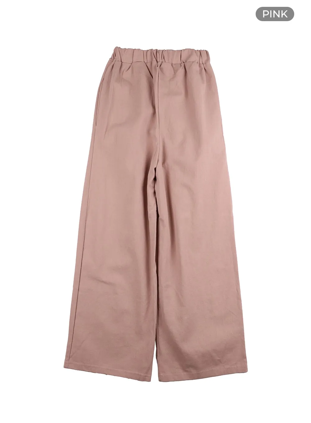 Pintuck Wide Leg Trousers OA419