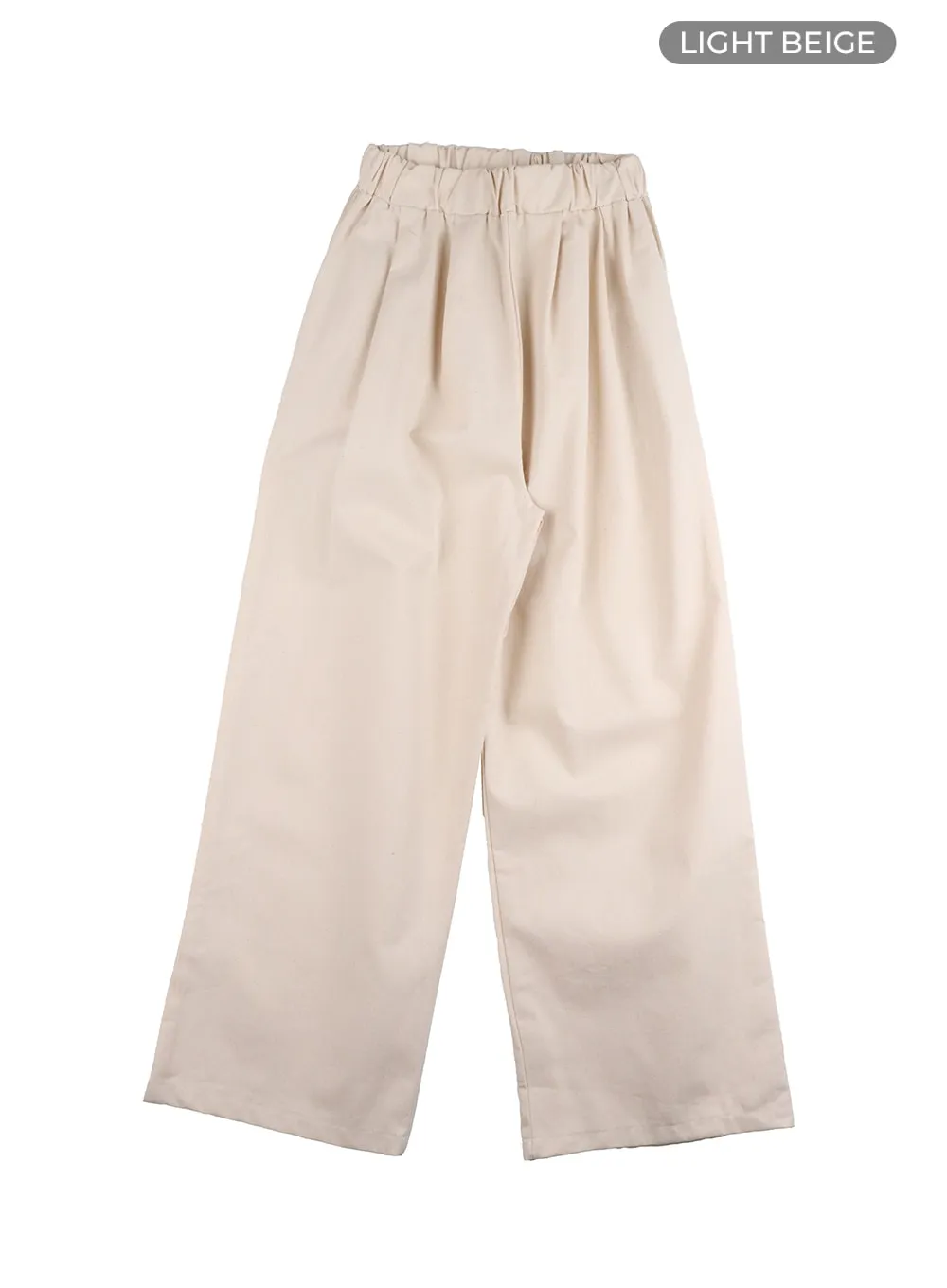 Pintuck Wide Leg Trousers OA419