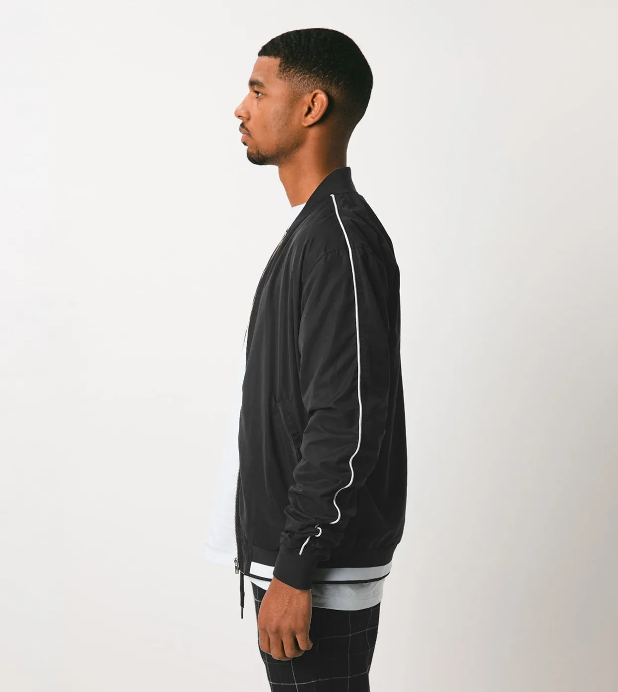 Piped Bomber Black - Sale