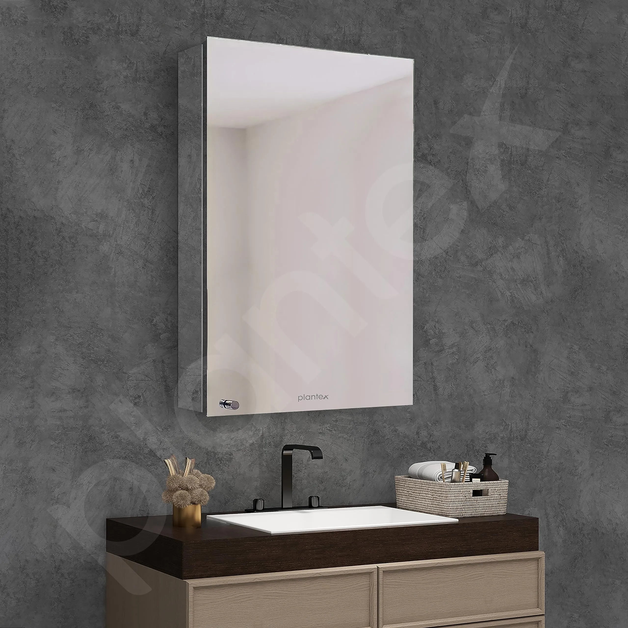 Planet Platinum 304 Stainless Steel Bathroom Cabinet with Mirror Door for Wash Basin/Kitchen/Bedroom/Bathroom Accessories (10X16 Inch-Mirror Finish)