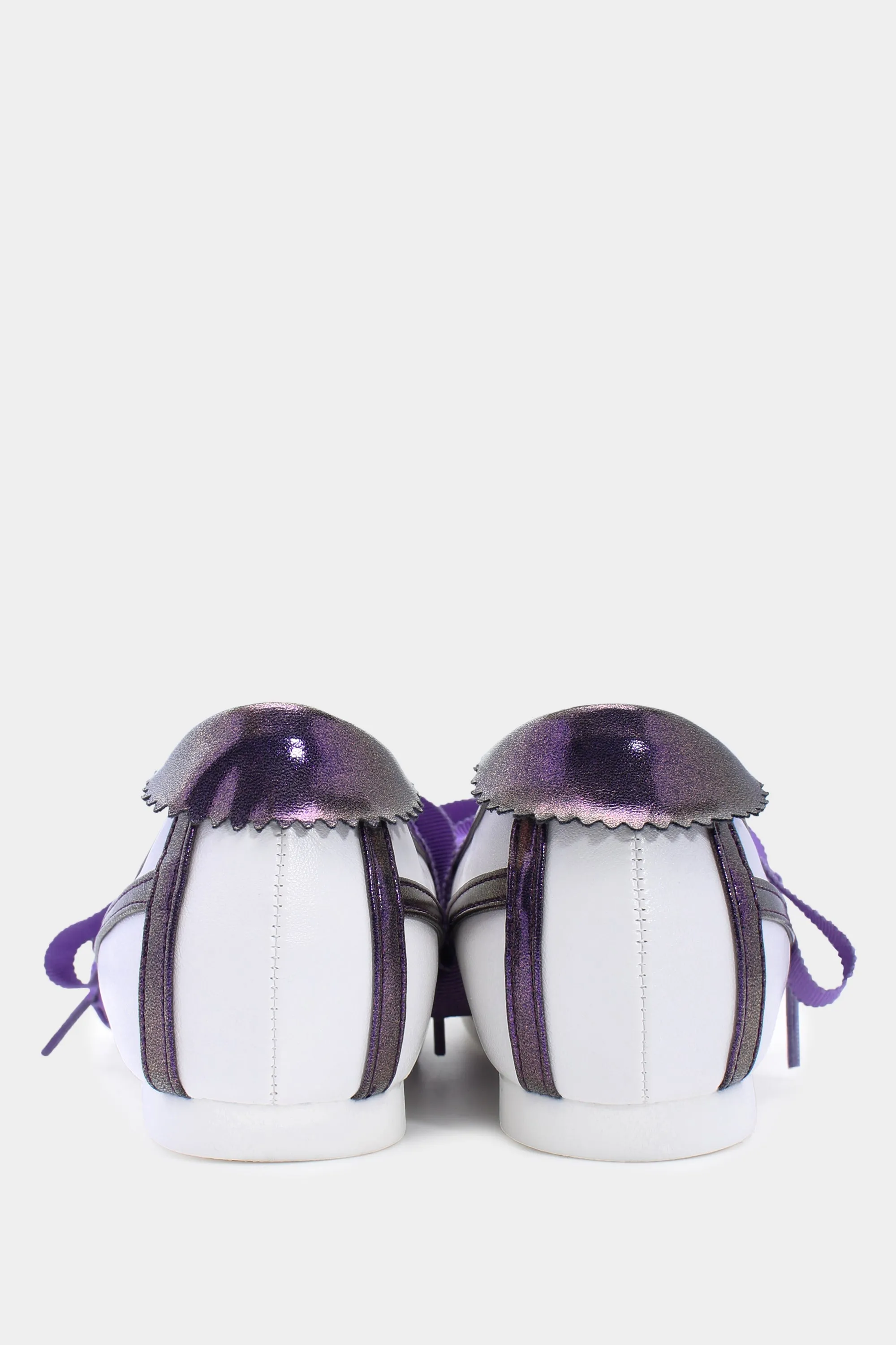 Play Ball Flats - Lavender / Ivory