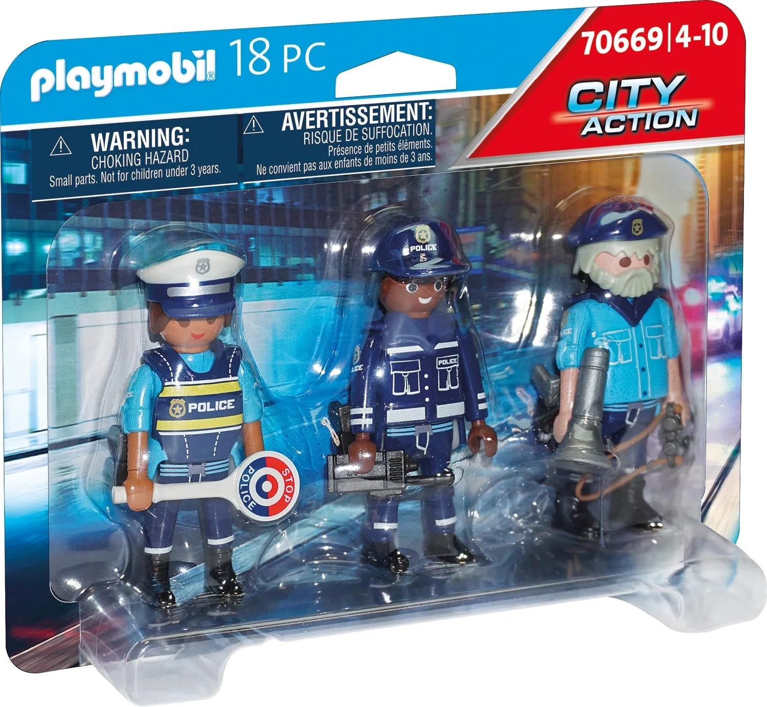 Playmobil 70669 City Action Police Figure Set