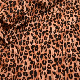 Pleated Leopard Spot Prints SS-29346