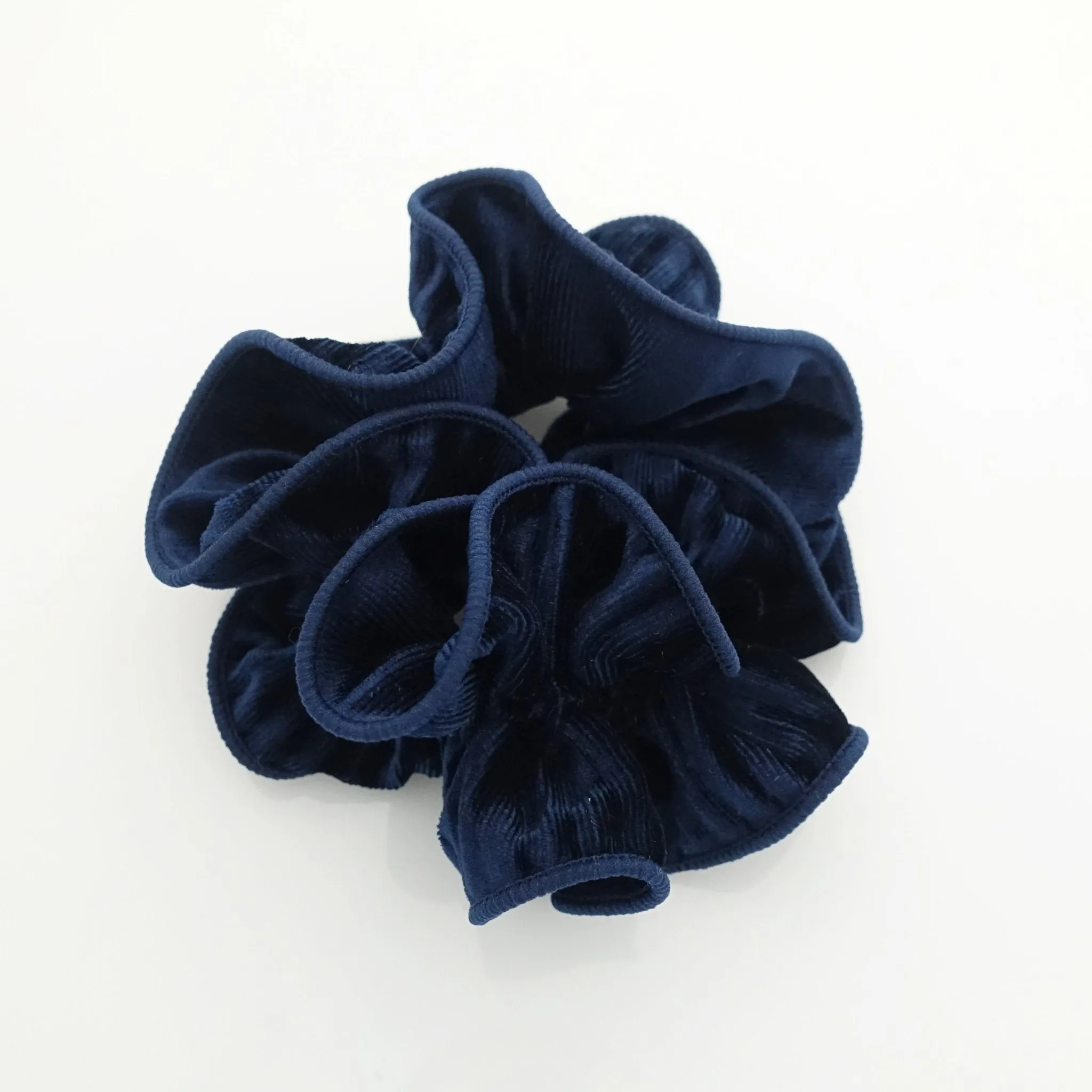 pleated velvet hair scrunchies pretty hair accessory hair elastic scrunchie for women