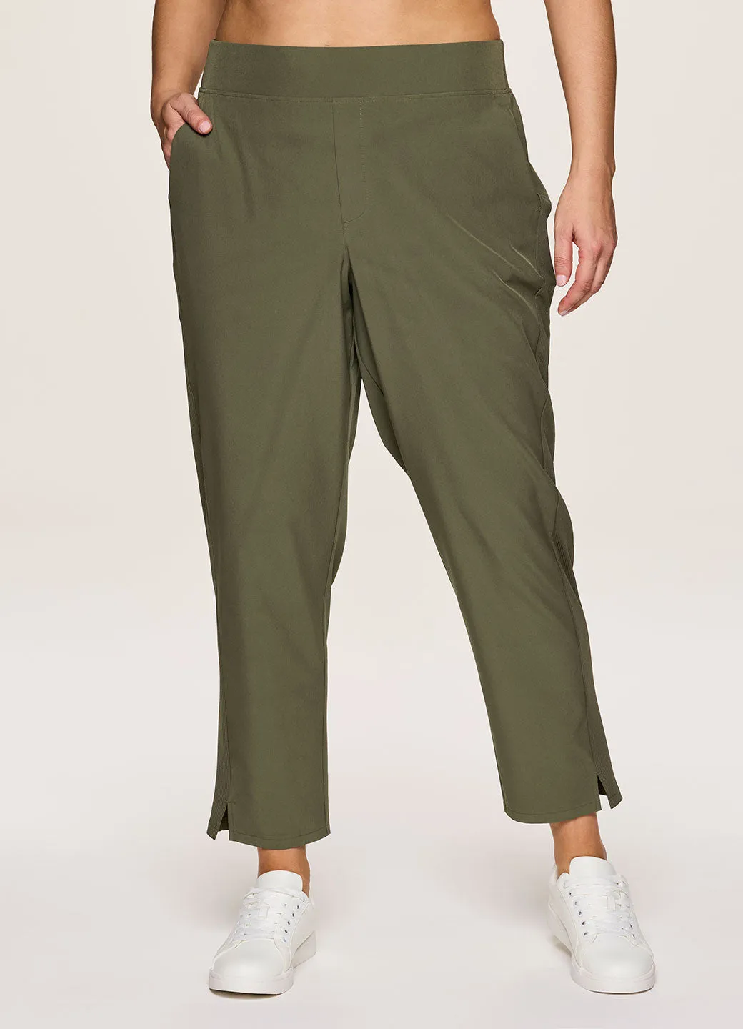 Plus Everyday Ribbed Ankle Pant