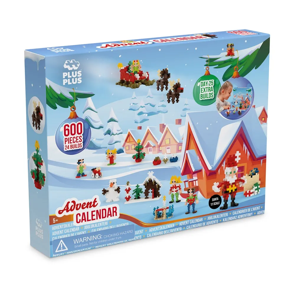 Plus-Plus - Advent Calendar 2023 - 600pcs