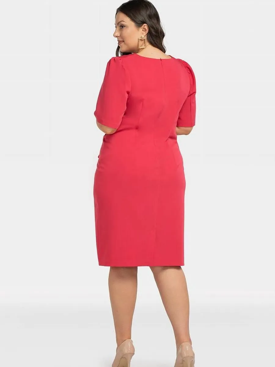 Plus size dress model 196890 Karko