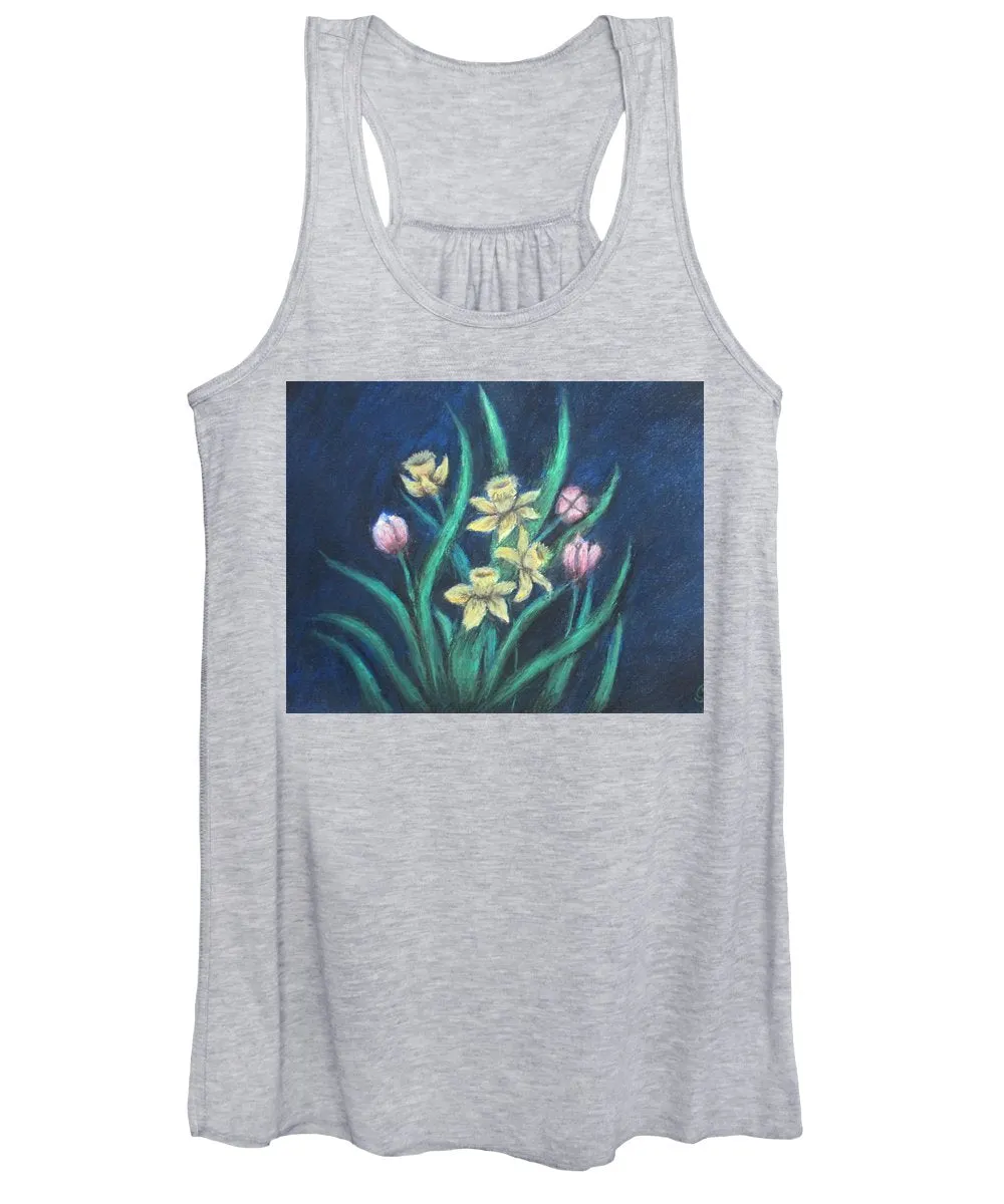 Plush Blooms ~ Women's Tank Top