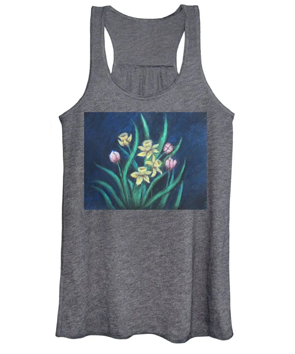 Plush Blooms ~ Women's Tank Top