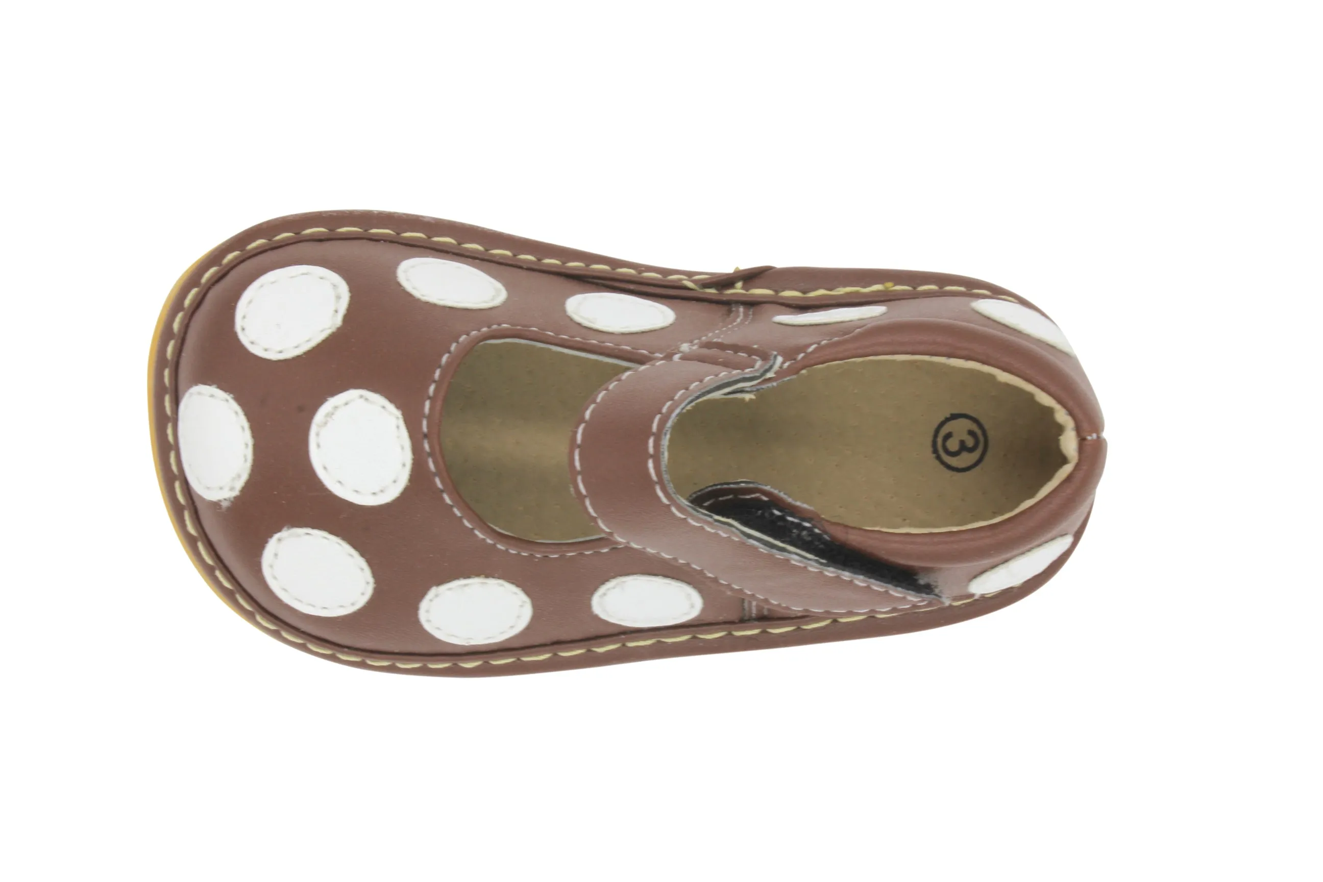 Polka-Dot Mary Jane Squeaky Shoes